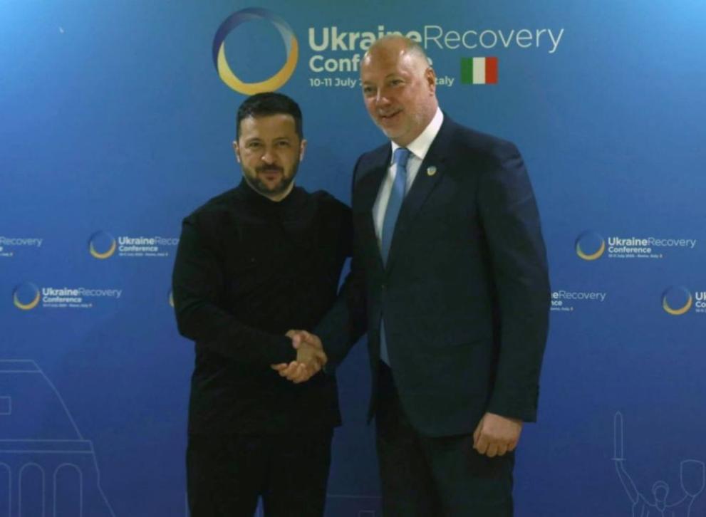 Володимир Зеленски и Росен Желязков