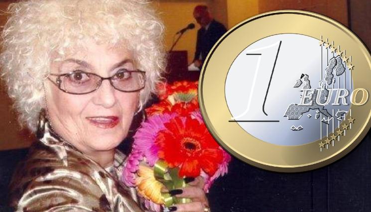 Латинка Петрова с евро - Латинка: Плаках от щастие, като приехме еврото!