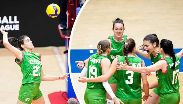 волейбол Лига на нациите - Волейболистките надвиха Южна Корея в драма