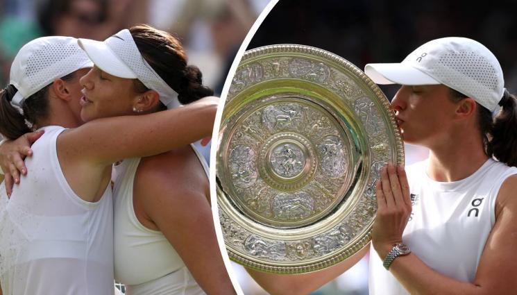 тенис - Тайфунът Швьонтек помете Анисимова на финала за първа титла на „Уимбълдън“