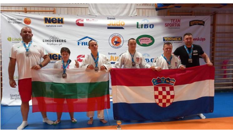 Европейско по джудо Синдром на Даун - Два медала за България от европейското по джудо за спортисти със Синдром на Даун