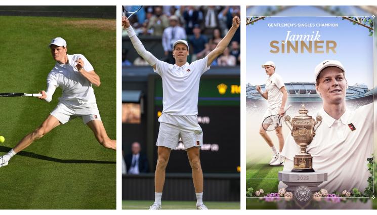 Яник Синер Уимбълдън - Почти загубилият от Гришо Синер детронира Алкарас на „Уимбълдън”