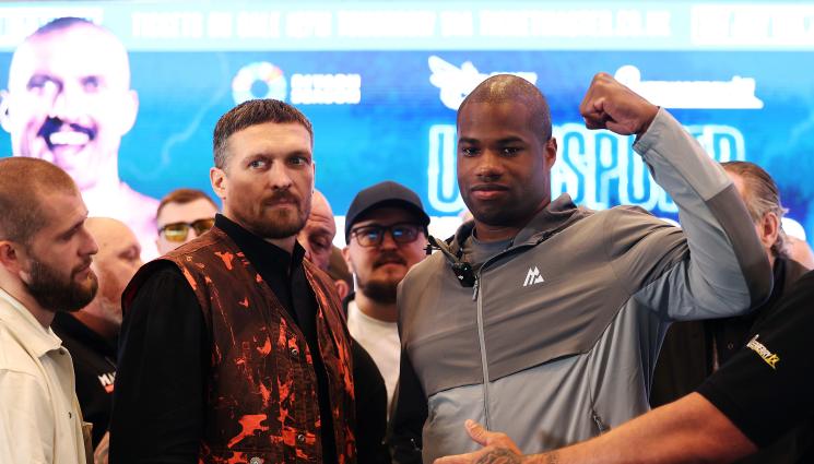 профибокс - Усик говори за Украйна преди мача си с Дюбоа