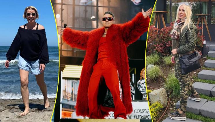 d - Кристина и Кака Лара куфеят на Роби Уилямс на концерта му във Виена