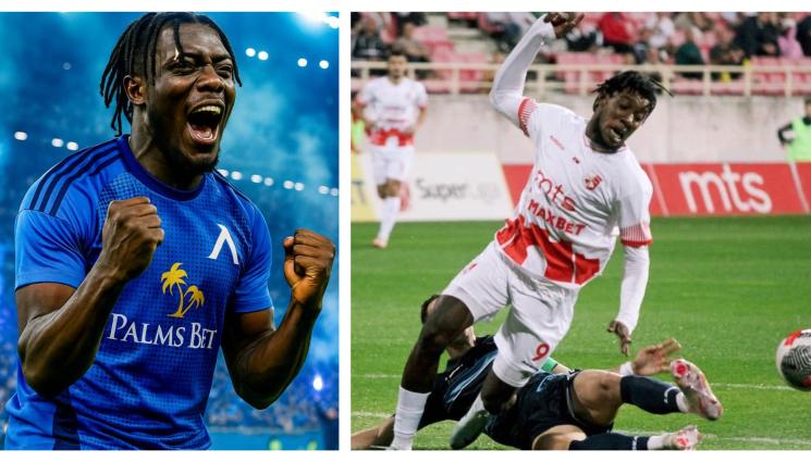 Триванте Стюърт Раднички Ниш - Левски удари еврейска греда за ямаец от сърби