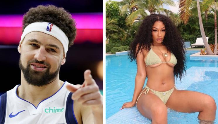 Меган Дъ Стелиън Клей Томпсън - Рапърка седна до свекървата в НБА