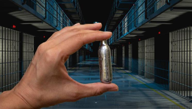 райски газ - До 4 години затвор за продажба на райски газ на деца