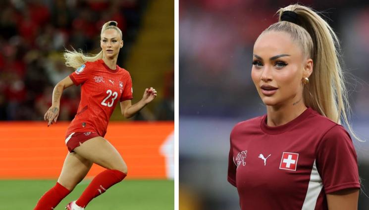 Алиша Леман - Алиша с бодигард на европейското