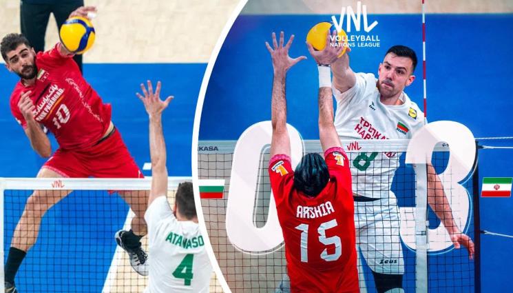 България Иран Лига на нациите - Иран изяде уморените „лъвове”