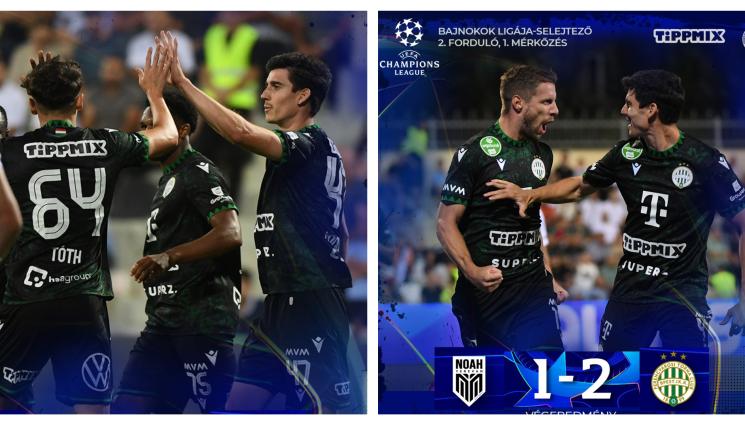 Ференцварош Ноа - Гол разлика в мача на евентуалния следващ съперник на Лудогорец