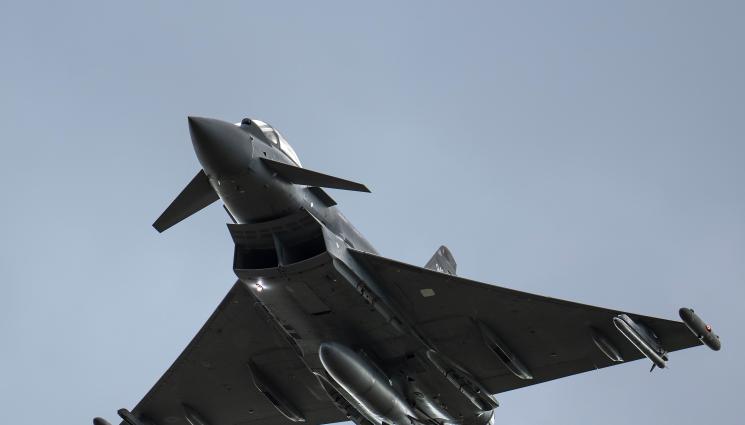 Eurofighter Typhoon - ЕКШЪН В НЕБЕТО: Гларус разби изтребител по време на авиошоу! (ВИДЕО+СНИМКИ)