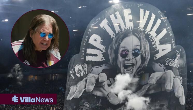 Ози Озбърн - IN MEMORIAM: Астън Вила не забрави легендата Ози Озбърн