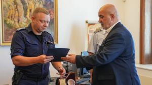 Шестима полицаи от Пето РУ СДВР са наградени от Комисията