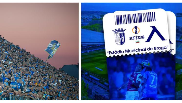 Левски билети Брага - 1000 левскарски билета от по 20 евро за реванша с Брага