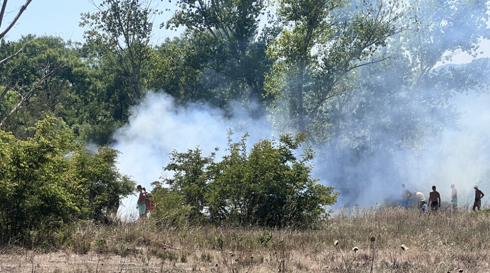 пожар Градина Созопол