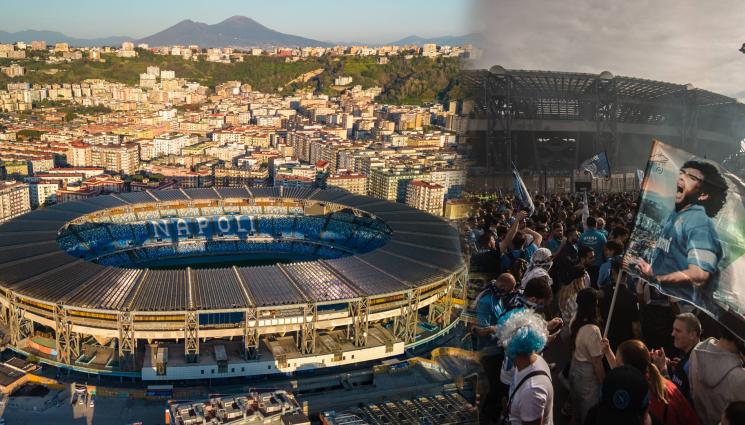 Неапол стадион Марадона - Трус под Везувий! Наполи се разделя с митичния си стадион „Марадона“