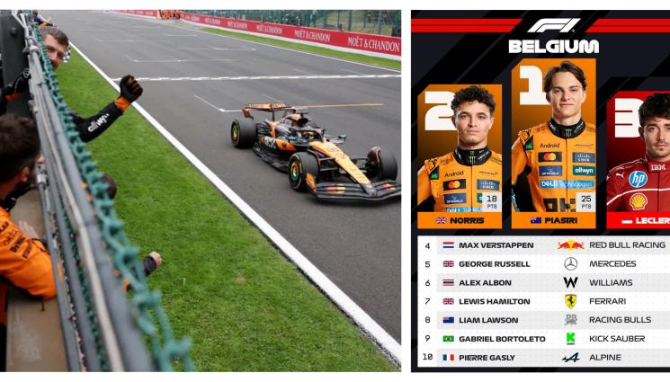 Оскар Пиастри Гран При на Белгия - Пиастри приспа конкуренцията на „Спа”