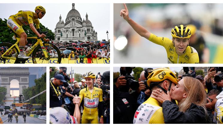 Тадей Погачар Тур дьо Франс - Погачар вездесъщ, ликува за 4-ти път на Тура с 4-то място в последния етап