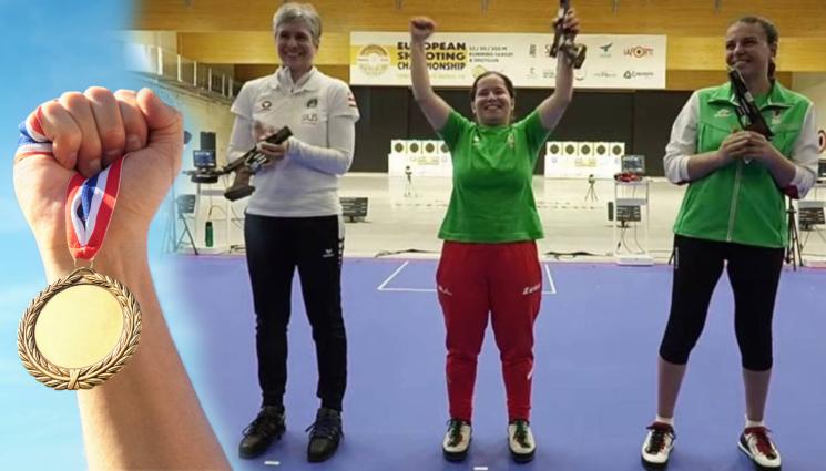 спортна стрелба трио жени 2025 Шатору - Златна мушка: Българското трио жени отстреля германките за европейската титла