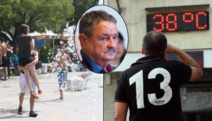 Георги Рачев - Климатологът проф. Георги Рачев пред