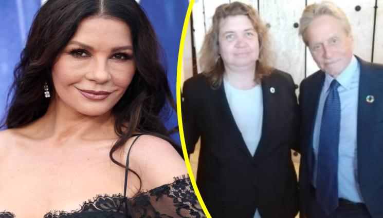 наталия киселова - ШАРМАНТНО: Наталия Киселова омагьосва Майкъл Дъглас в Женева!