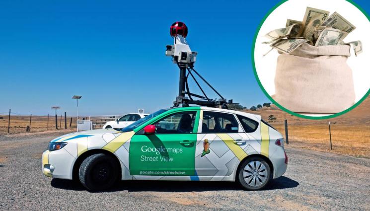 Google Street View - СНИМКА 18+: Колата на Google щракна голо ченге, съсипа реномето му!