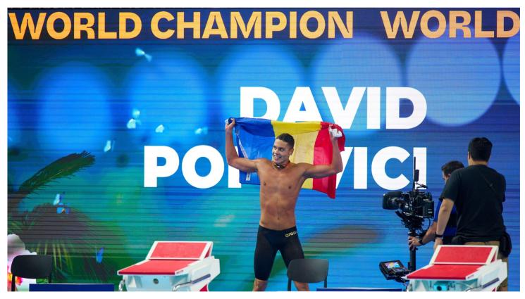 Давид Попович плуване - Комшийски мегаталант кърти в плуването с двоен рекорд