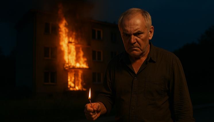 палеж пожар