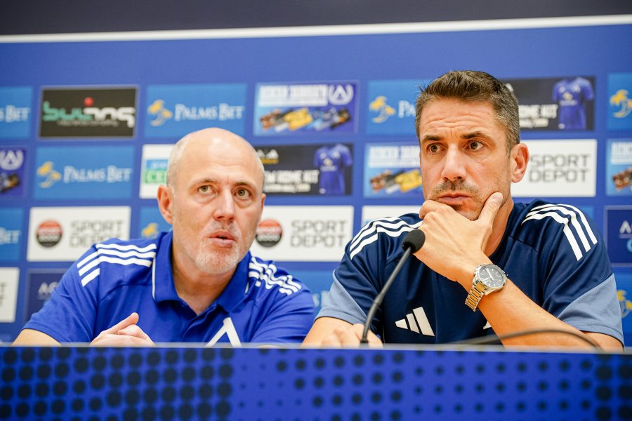 Пресконференция на Хулио Веласкес преди дербито със Славия1