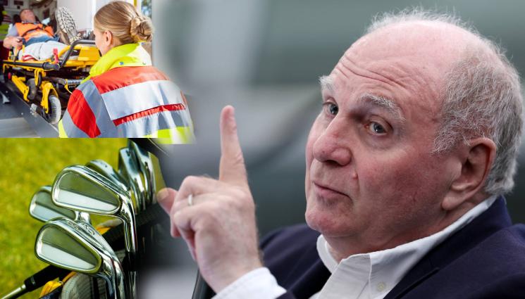 Ули Хьонес - Олеле, Ули! Изнесоха с линейка почетния президент на Байерн от голф игрището