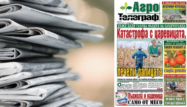 Агро Телеграф - В новия брой на безплатното приложение 