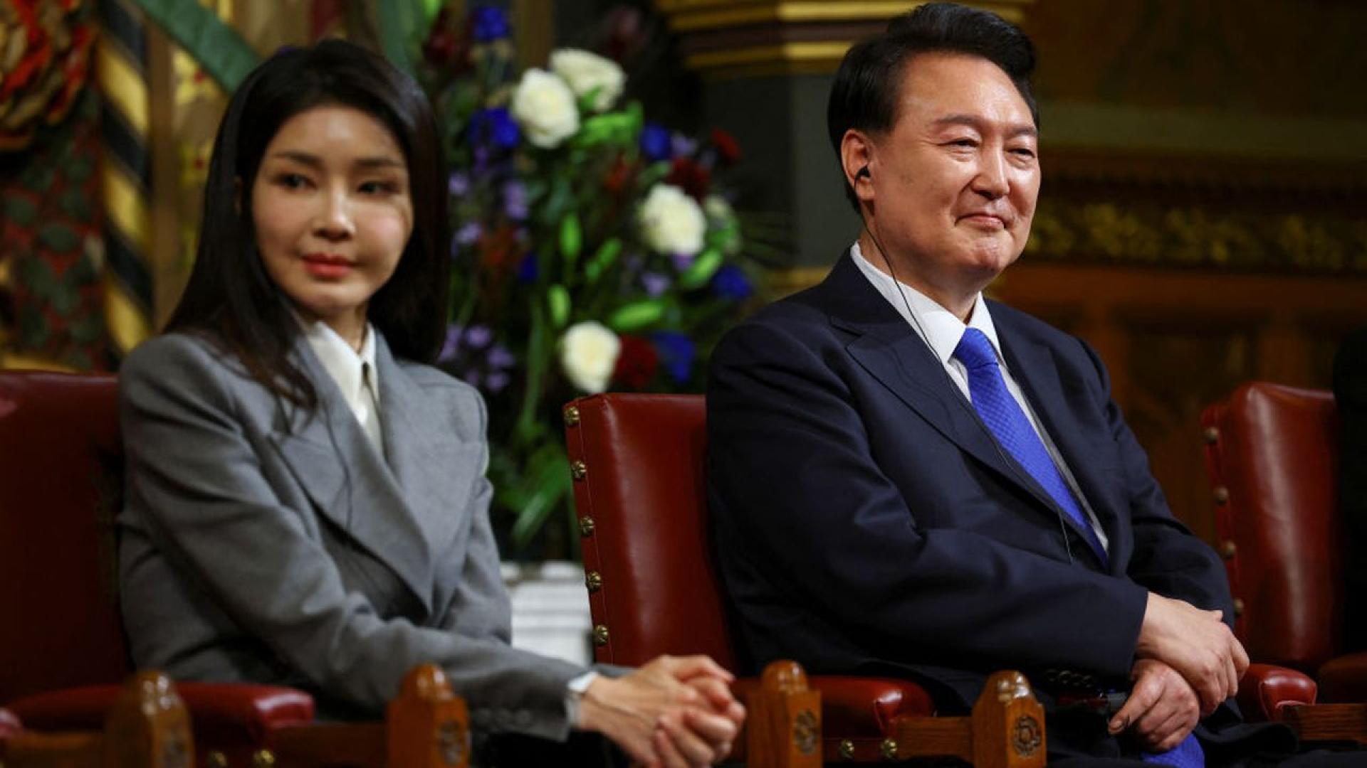 Съпругата на отстранения южнокорейски президент Юн Сук йол Ким Кьон хи