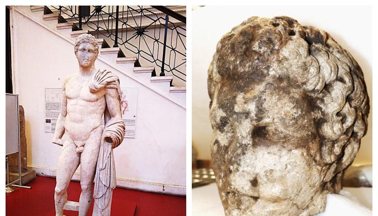 Статуята от Хераклея Синтика - Статуята от Хераклея Синтика грейна в цял ръст