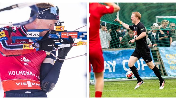 Йоханес Тингнес Бьо биатлон футбол - Легенда в биатлона стана футболист