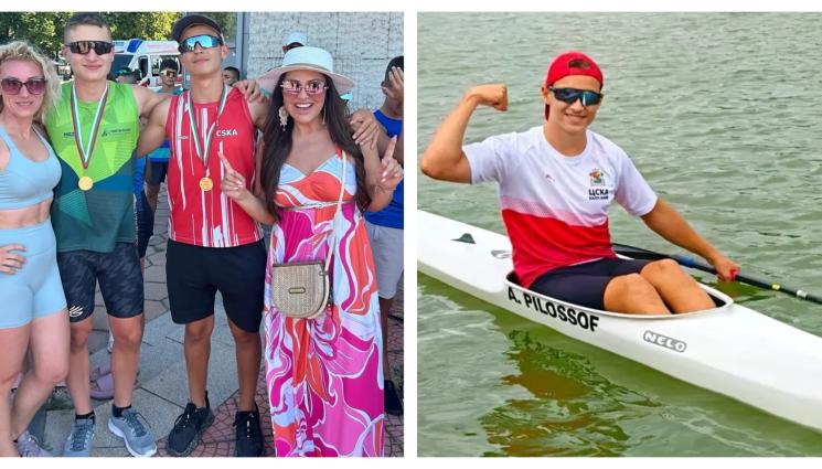 Рени Аспарух Пилософ - Синът на Рени шампион на каяк