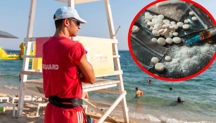 спасител наркотици - НЕВИЖДАНО БЕЗОБРАЗИЕ: Задържаха спасител с метамфетамини и марихуана на плажа!