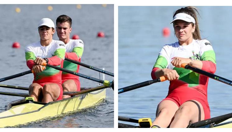 Александър Киров Валентин Андонов Румяна Стоянова - Двойката скул на България е 9-а на световното по гребане