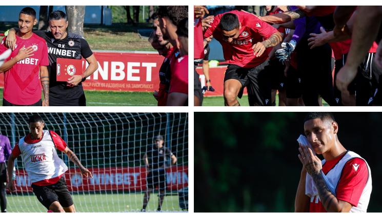 Леандро Годой - Кошмара започна тренировки с ЦСКА (ВИДЕО)