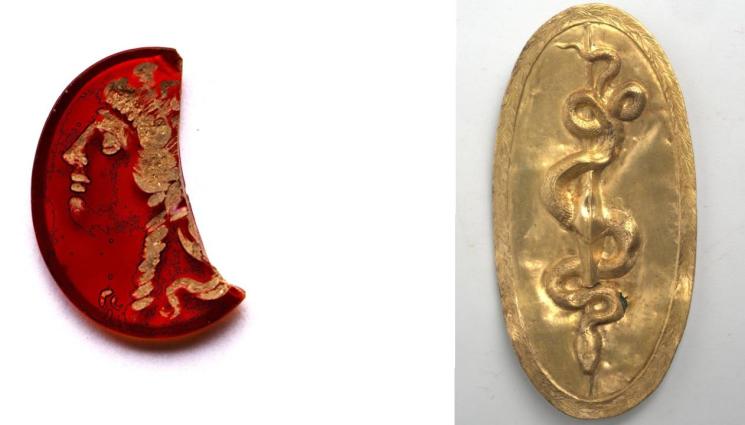 Златен конски начелник - СЕНЗАЦИОННИТЕ НАХОДКИ НА ПОКАЗ: В НИМ излагат антични съкровища, показват златна змия от коня на тракийски вожд