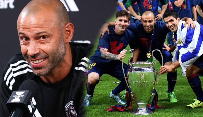 Масчерано Меси Барселона Луис Суарес