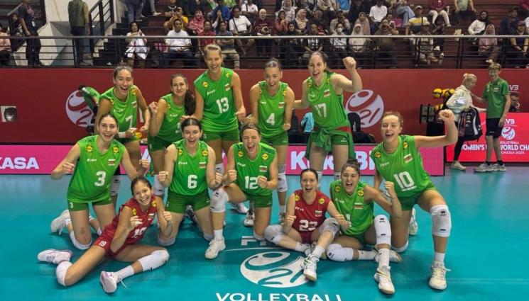 волейбол жени - Младите „лъвици“ си осигуриха среща със САЩ на 1/8-финалите на световното в Индонезия