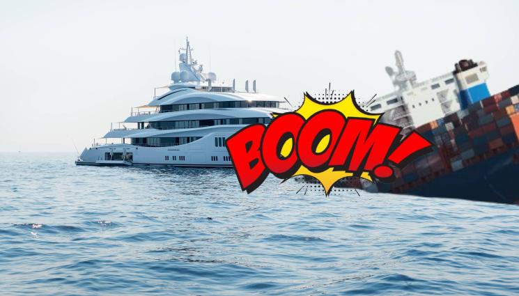 яхта товарен кораб сблъсък - Яхта и товарен кораб се сблъскаха край Япония!