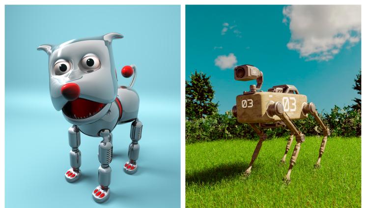 куче робот - Куче робот учи на хуманно отношение към животните по улиците