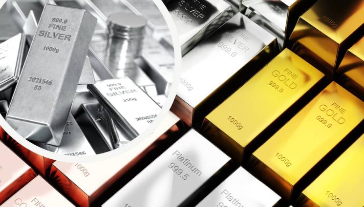 сребро - ПО СТЪПКИТЕ НА ЗЛАТОТО: Цената на среброто скочи с 30%