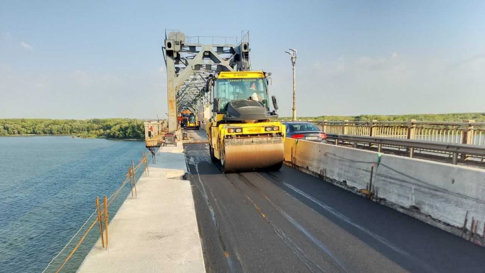 Ремонт блокира "Дунав мост" при Русе