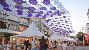 Варна чадъри арт инсталация