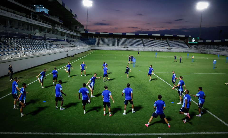 Тренировка на Левски1