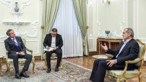 Масуд Пезешкиан и Рафаел Гроси