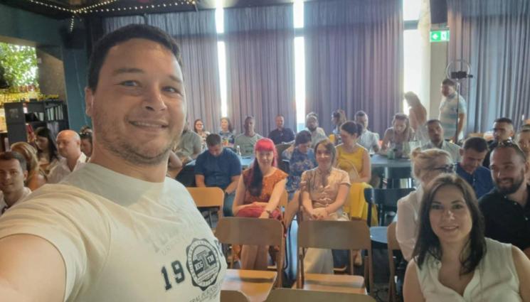 Богой Богданов - Съветникът по бизнес гъвкавост Богой Богданов пред 