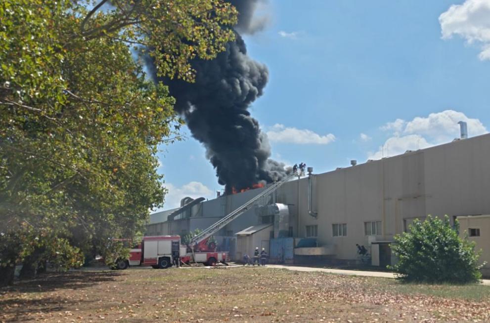 Избухна пожар в един от обектите на Е. Миролио“ в